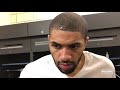 NIC BATUM after Hornets loss to Portland (Jan. 12, 2019)