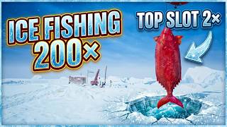 ICE FISHING HIGHLIGHTS 200× || TS2× 90× #evolution #icefishing #casino 