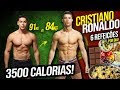 FIZ A DIETA DO CRISTIANO RONALDO POR 1 DIA! // *shape TRINCADO* Dieta dos Famosos ep.4