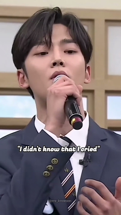 His voice ❤️❤️! Rowoon singing Rain on Knowing Brothers. #ROWOON #로운 #ロウン #sf9 #에스에프나인