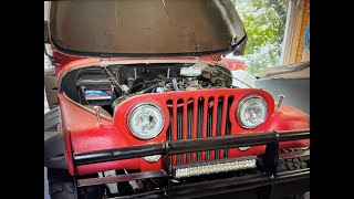 Jeep CJ and YJ Weber carb conversion installation and review! - YouTube