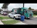 Peterbilt 320 Octo ASL’s collecting missed recycling