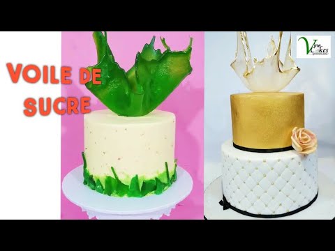 Cake design - décoration en isomalt - comment réaliser un cake Topper ?  Vidéo en français 