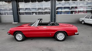 1982 Alfa Romeo Spider 2000 Walkaround, Startup and Sound (short version)