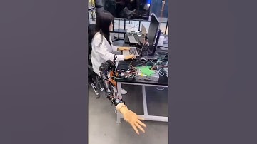 Robot arm simulation action test - robot module