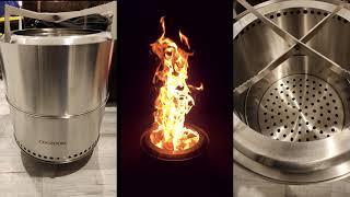 COOZOOM 15 Inch Portable Smokeless Fire Pit  Review