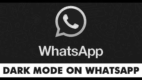 How To Enable Dark Mode In Official Whatsapp | NO ROOT [2020]