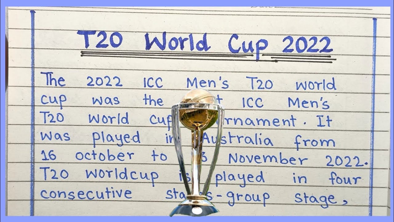t20 world cup 2023 essay in english