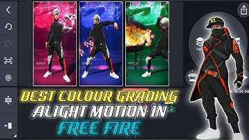 HOW TO ADD COLOUR GRADING IN ALIGHT MOTION || FREE FIRE LOBBY COLOUR GRADING FULL TUTORIAL (CC+XML)