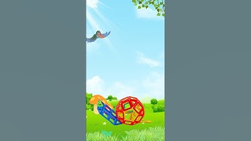 🐌Snails have homes but no bills. Jealous? Build a snail with Condis Magnetic Building Blocks now!
