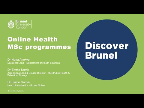 Brunel University London launches 3 new online public health postgraduate programmes