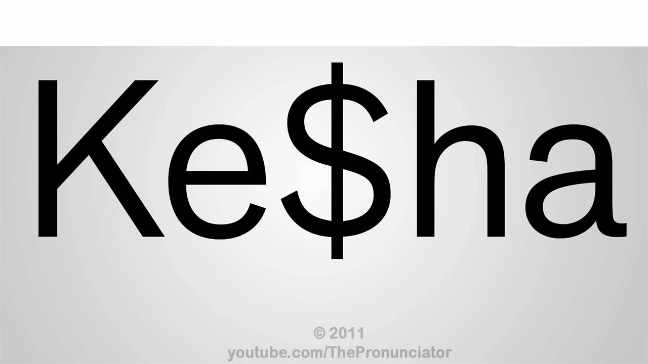 How To Pronounce Keha. YouTube
