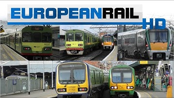 Iarnród Éireann Irish Rail Dublin Connolly Rush Hour 29000 + 22000 DMUs & 8100 + 8500 EMUs