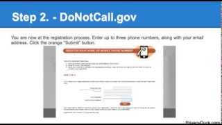 How to Add Your Number to DoNotCall.gov, The National Do Not Call Registry | PrivacyDuck.com