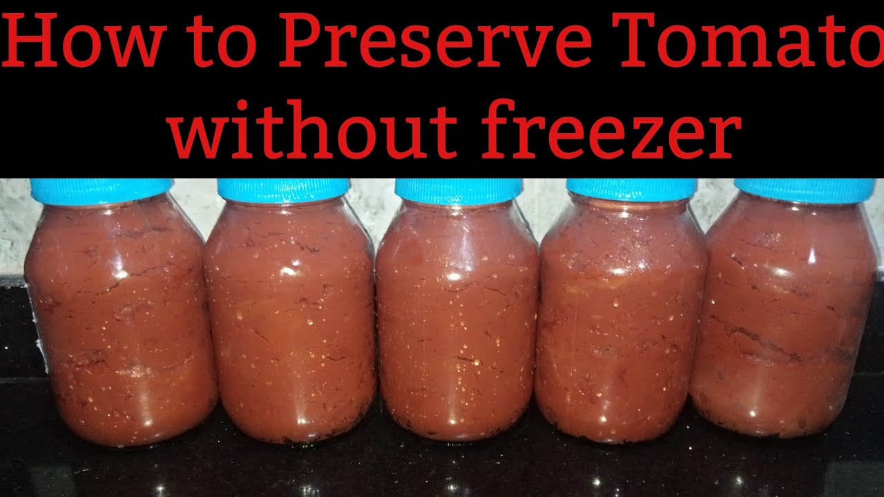 How to preserve Tomato without Freezer or Refrigerator YouTube