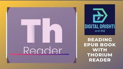 Reading EPUB Books with Thorium