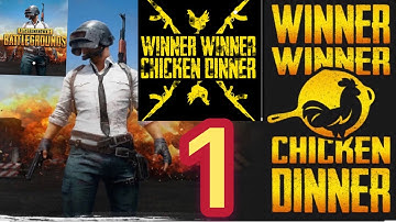 PUBG Mobile - Gameplay Walkthrough Part 1. 1st Place Winner Winner chicken Dinner