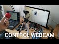 Control webcam with servo motor and Raspberry pi - Opencv with Python tutorial