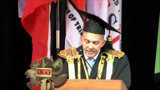 Installation of UTT's Chancellor  - H.E. Anthony .T. A. Carmona, ORTT, SC