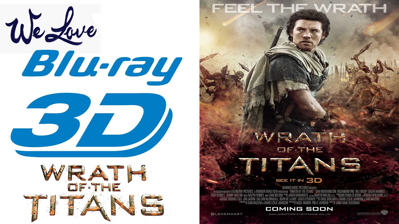 Clash & Wrath Of The Titans 2 movie lot Blu-Ray