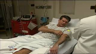 Stone Cold Steve Austin attacking Mr. McMahon in hospital Oct.5 1998 Raw is War