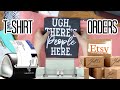 Etsy Making And Packaging My T-shirts