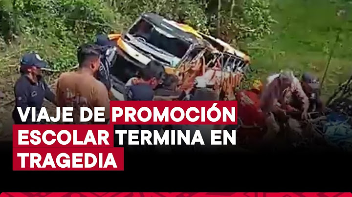 Tragedia en Moyobamba: siete fallecidos tras despiste y vuelco de bus que trasladaba escolares