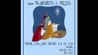 100 faith-based Christmas Worksheets and Puzzles
