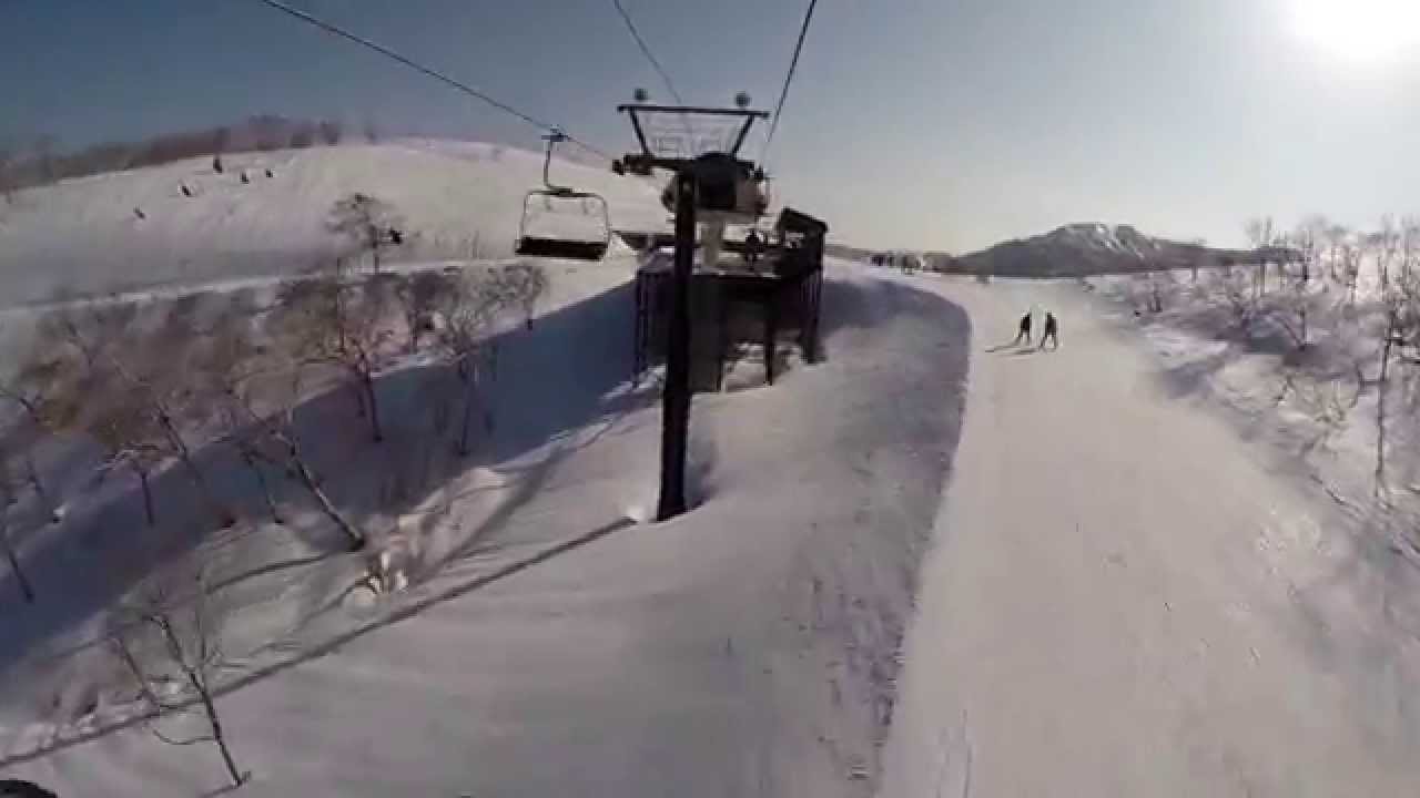 Goproでスノーボード追い撮り Skijam勝山14 02 01 Youtube