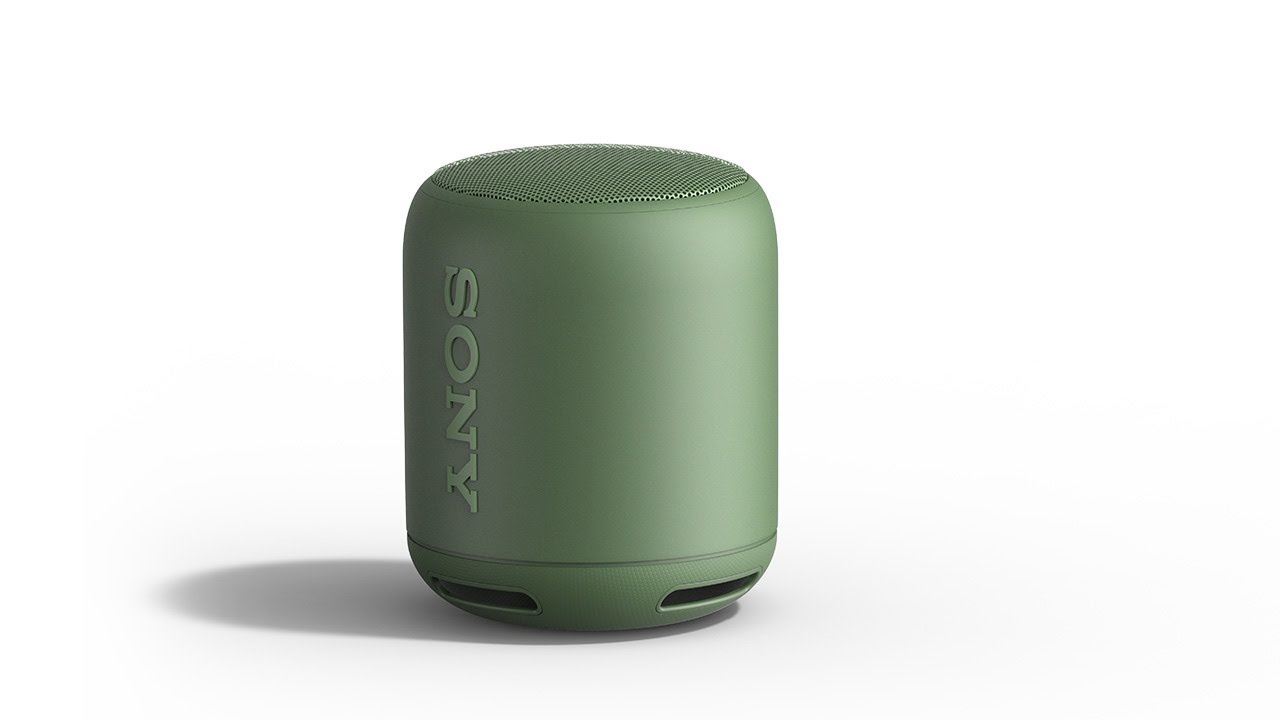 키샷(Keyshot) - 소니 블루투스스피커1 (실리콘 재질 및 완벽한 텍스쳐 맵핑 방법)