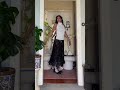 how i style my favourite thrift find ever, my lace sheer midi skirt 🎀