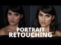 How to Retouch Female Portrait in Photoshop using Frequency Separation and Dodge & Burn