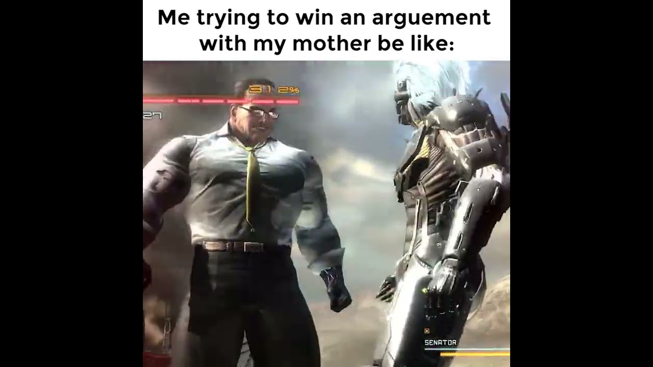 Raiden Punching Armstrong But It S Me Arguing With My Mom