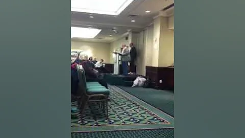 Heather Moyer arguing AGAINST by-law amendment