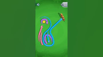 Snake knot Sort Puzzle || game video 😭🥰 #viral #ytshorts #foryou #shorts