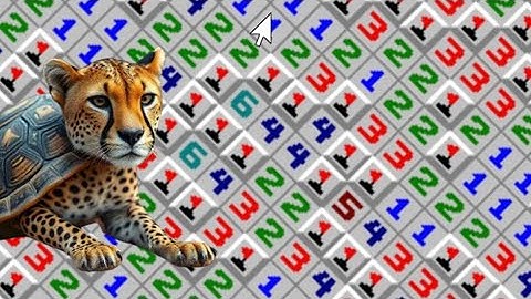133 mines on Minesweeper Expert mode - finger fumbled too often: set mouse speed slower big success!