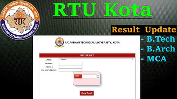RTU Result Update 2022🔥 | RTU Kota