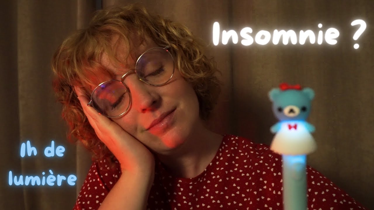 ASMR | +1h de lumières - vidéo spéciale insomnie (sans pluie)