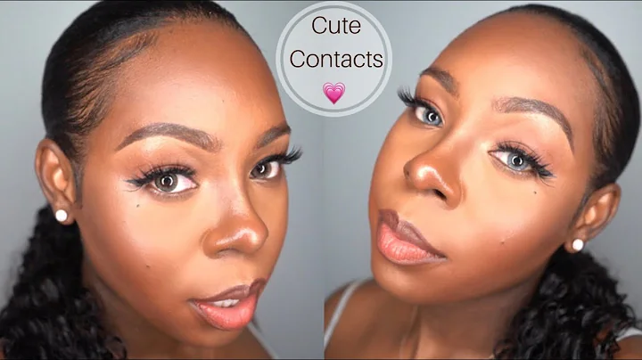 Everyday wearable contact colors for dark eyes ft....