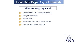 #PEGA Load Data Page - #Asynchronously