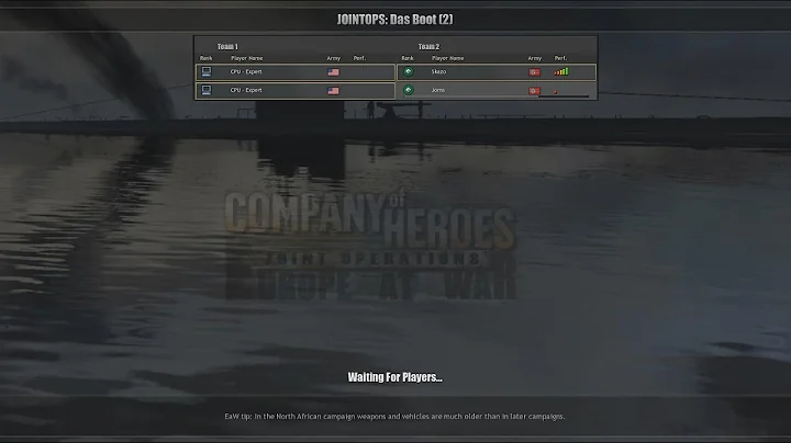 Company of Heroes : Europe at War - Mod - JOINTOPS: Das Boot (2)