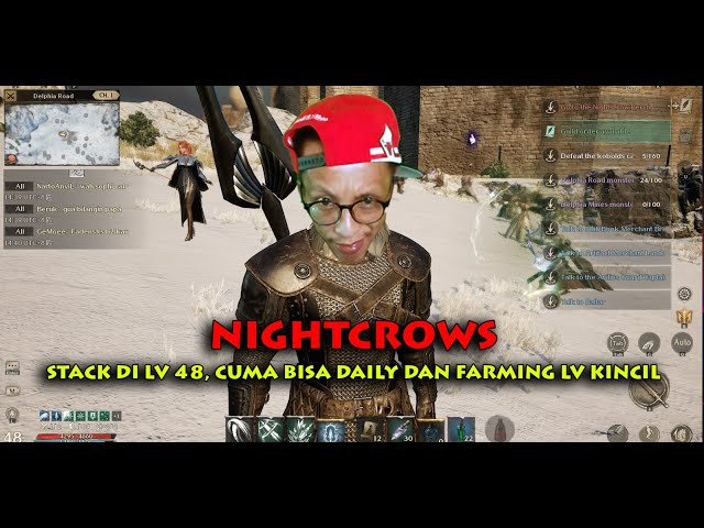 [ LIVE ] NIGHTCROW - OMPONG STACK level 48 kalo nggak stack ya bukan OMPONG, mungkin TONI stack ! ! class=