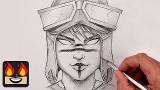 How To Draw Renegade Raider | Fortnite OG