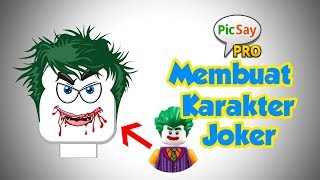 Tutorial Membuat Lego Wajah Karakter Joker Dengan PicsayPro | Seniman Aplikasi screenshot 1