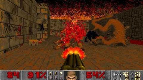 PSX DOOM Custom Level: Burning Blood Full Playthrough