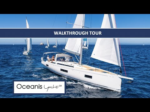 ⁣Brand New Beneteau Oceanis Yacht 54 Walkthrough Tour