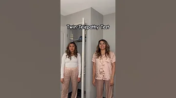 The twin telepathy test nobody asked for 😂 #twins #twintelepathy #estradatwins #estrada