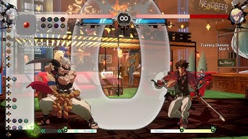 GGST Chipp command grab rc corner combo