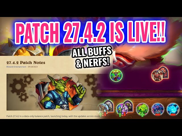 Notas do Patch 27.4 — Hearthstone — Notícias da Blizzard