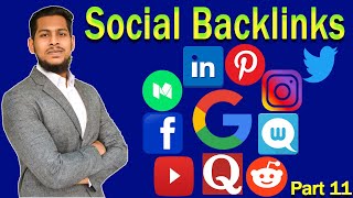 How to create Social media backlinks | linkbuilding | off page seo | SEO part 11